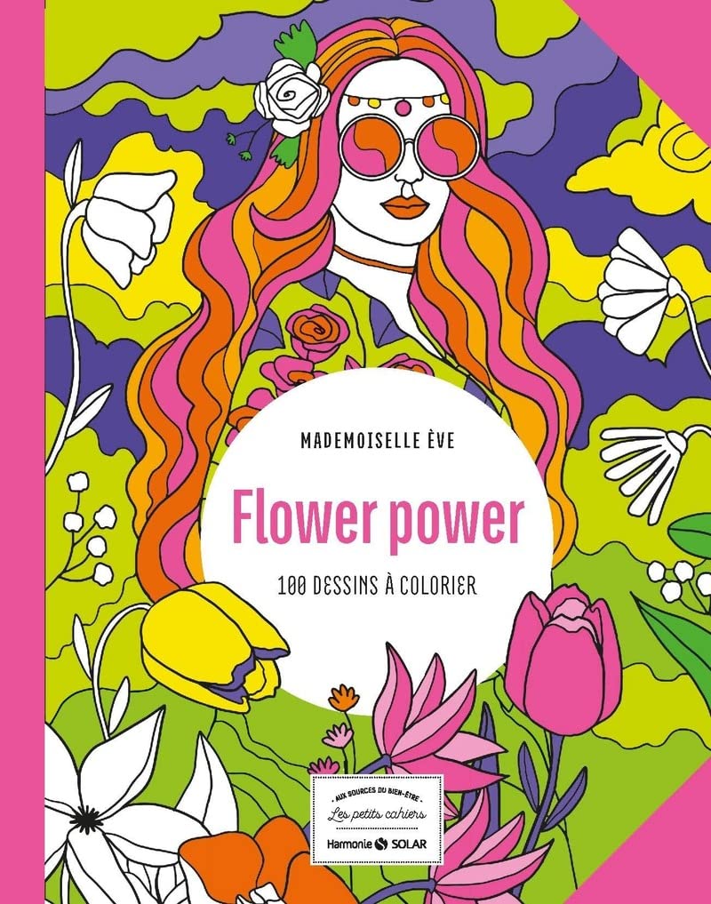 Poder Floral: 100 diseños para colorear