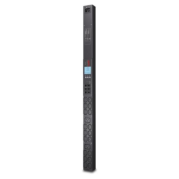 APC Rack PDU with Meter - Power Distribution Unit (Rack-Mountable) - 200/208/230 V AC - RS-232 - Input: IEC 60320 C20 - Output Connectors: 20 (Power IEC 60320 C13, IEC... 