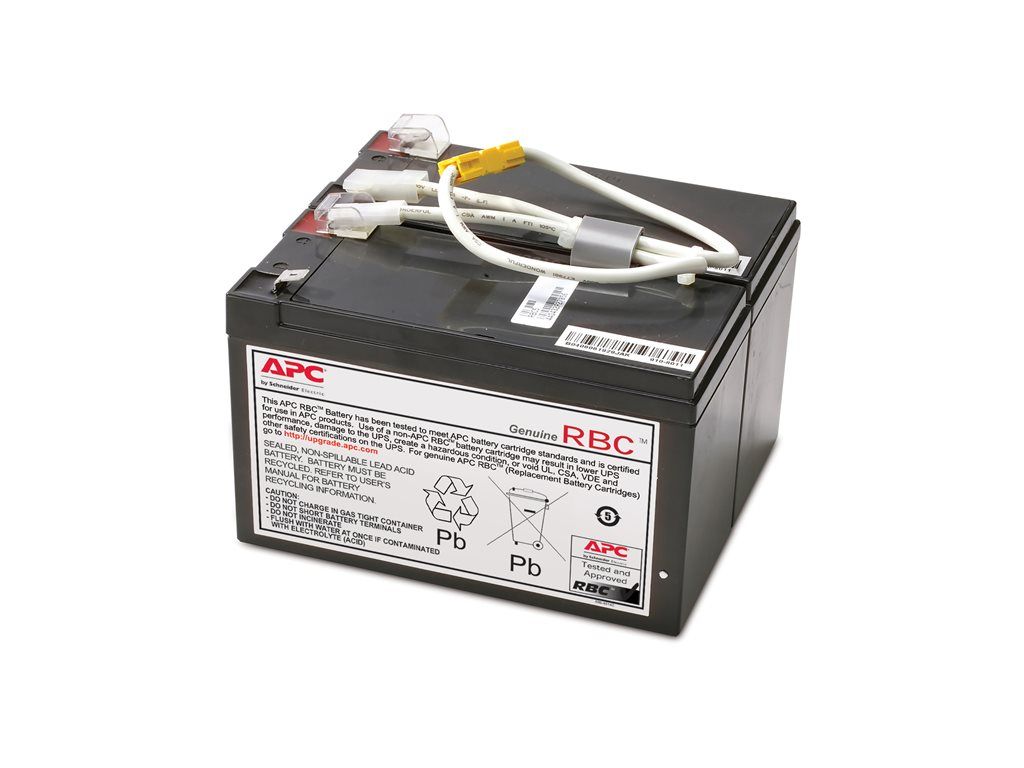 APC Battery Cartridge #109 - Inverter Battery - 1 x Battery - Lead Acid - Carbon - for BN1250LCD, BR1200G-JP, BR1200LCDI, BR1500LCD, BR1500LCDI, BX1300LCD
