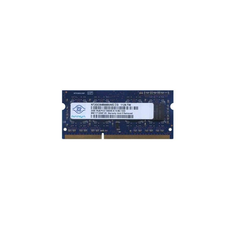 Nanya 2GB DDR3 SODIMM RAM (NT2GC64B88B0NS-CG, PC3-10600S, 1333MHz CL9)