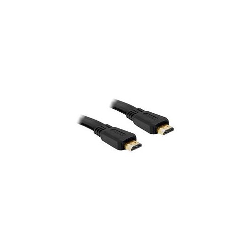 Delock High Speed HDMI with Ethernet Cable - 1m Flat