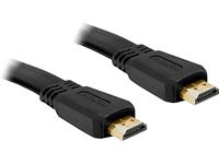 Delock High Speed HDMI with Ethernet Cable - 1m Flat