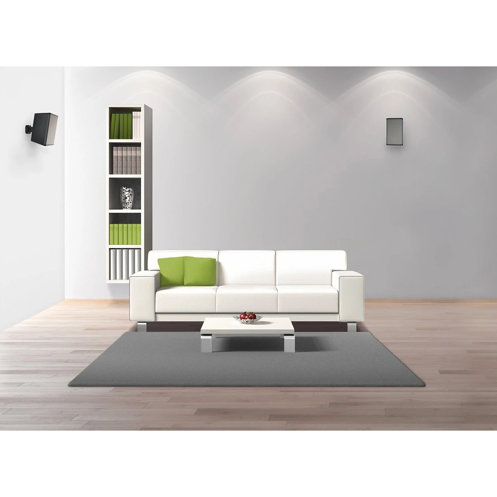 Soporte de pared universal HAMA para altavoces, negro