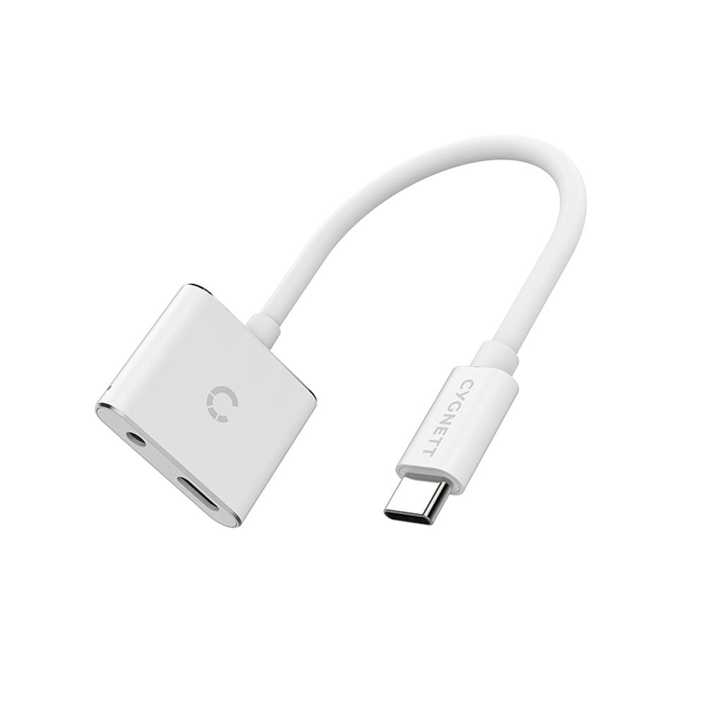 Cygnett USB-C to 3.5mm Audio Adapter (White)