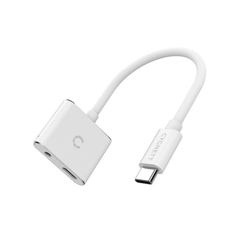 Cygnett USB-C to 3.5mm Audio Adapter (White)