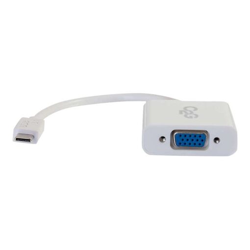 Adaptateur C2G USB 3.1 Type C vers VGA - Blanc