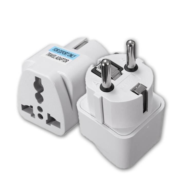 YWEI Universal Electric Adapter (UK/US/EU to EU Travel Converter)