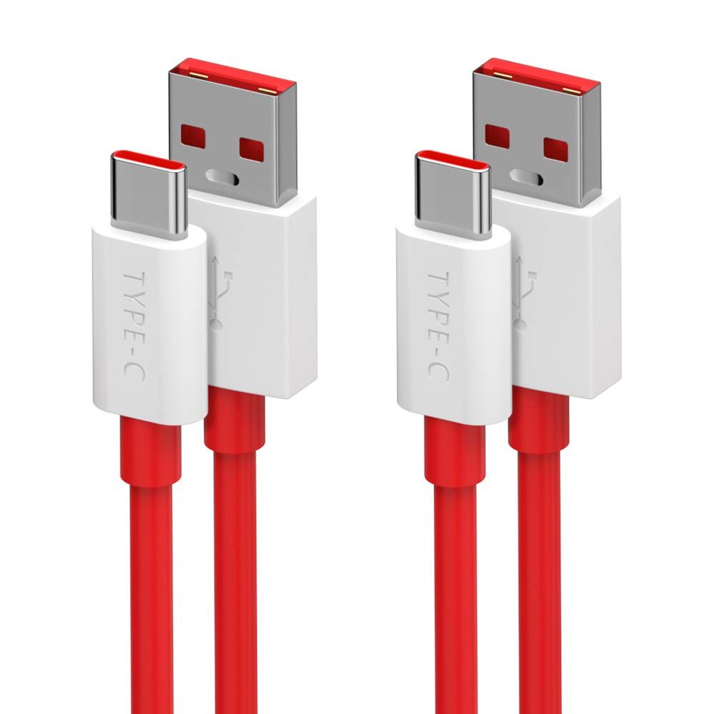 Cable USB C YKJ para carga rápida OnePlus Dash 1,8 M/6 FT (pack de 2)