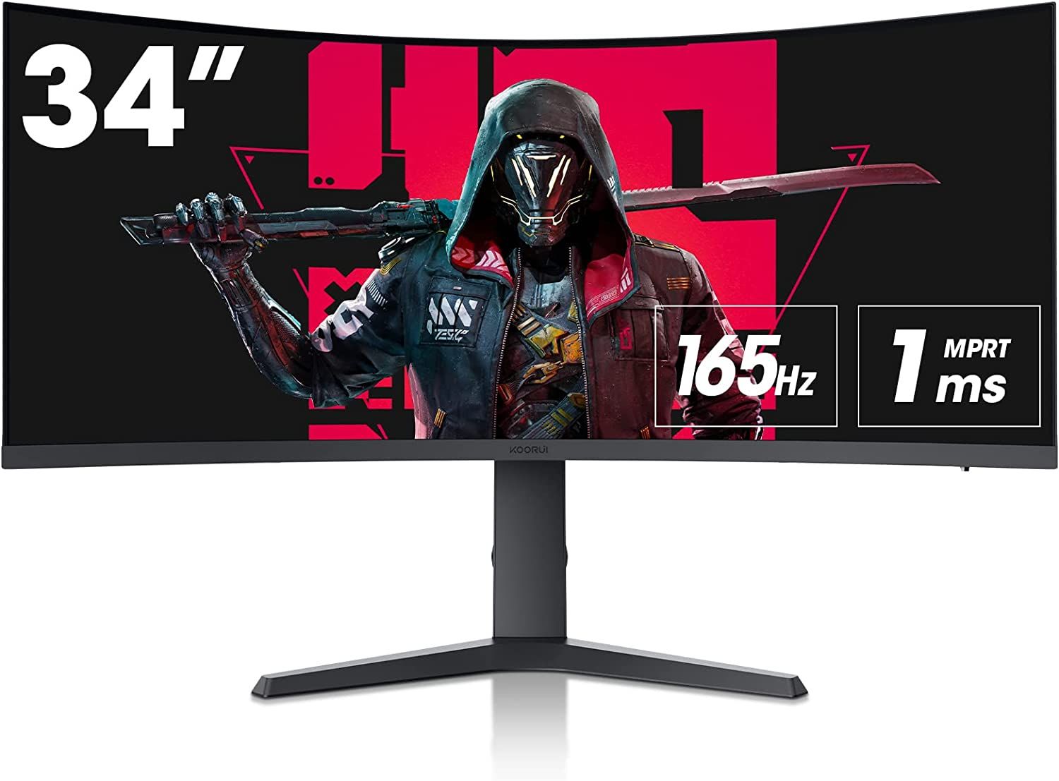 KOORUI 34E6UC 34" Curved Gaming Monitor