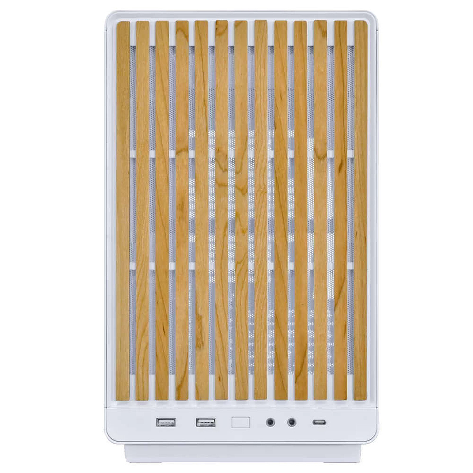 Lian Li A3-mATX Glass (White/Dark Wood)