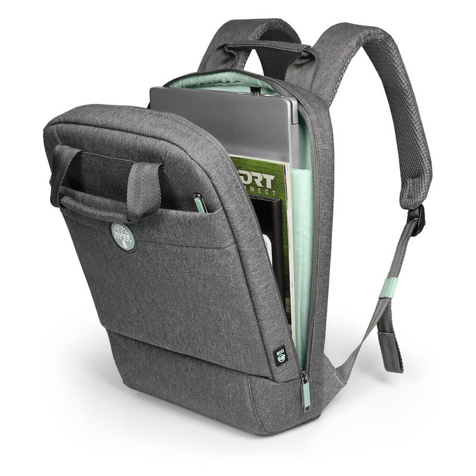 Bolsa portátil PORT Designs Yosemite Eco 13/14'' Gris