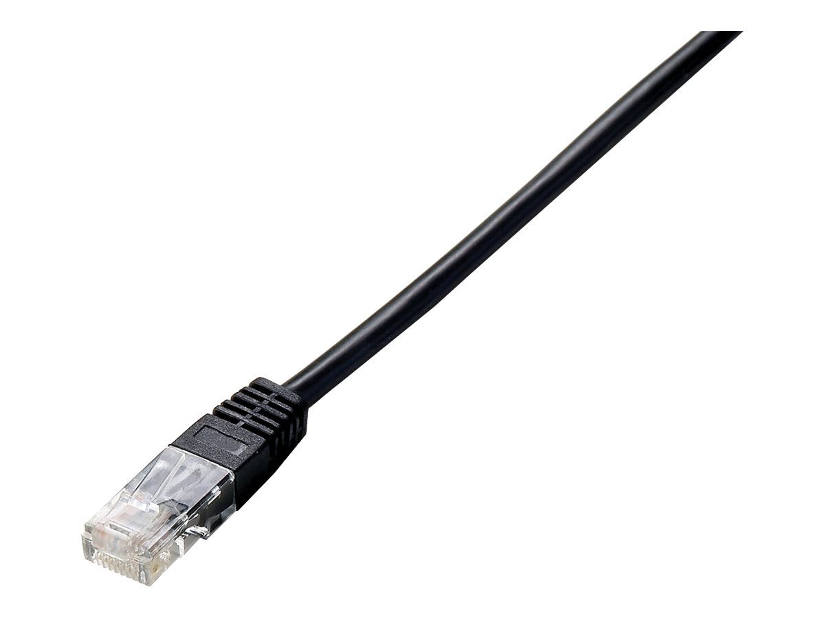 Equip Cat.5e U/UTP 0.5m Network Cable Black 0.5m Cat5e U/UTP (UTP)