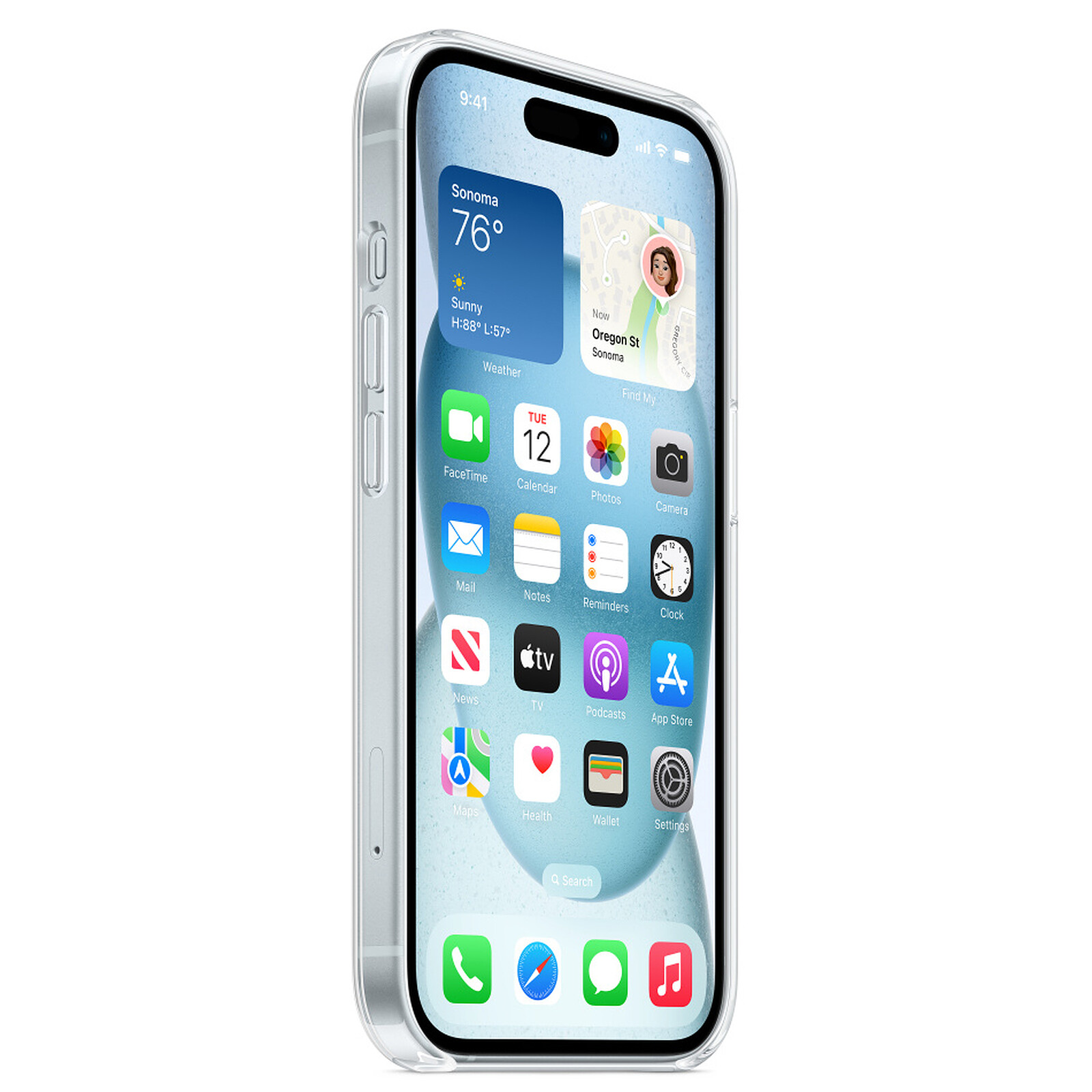 Apple Clear Case with MagSafe iPhone 15