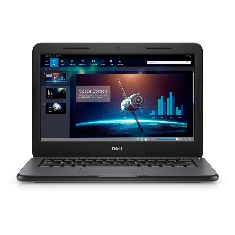 Dell Latitude 3300 13" Intel Core i3-7020U 8GB - 256GB SSD - Windows 10 Pro - Black