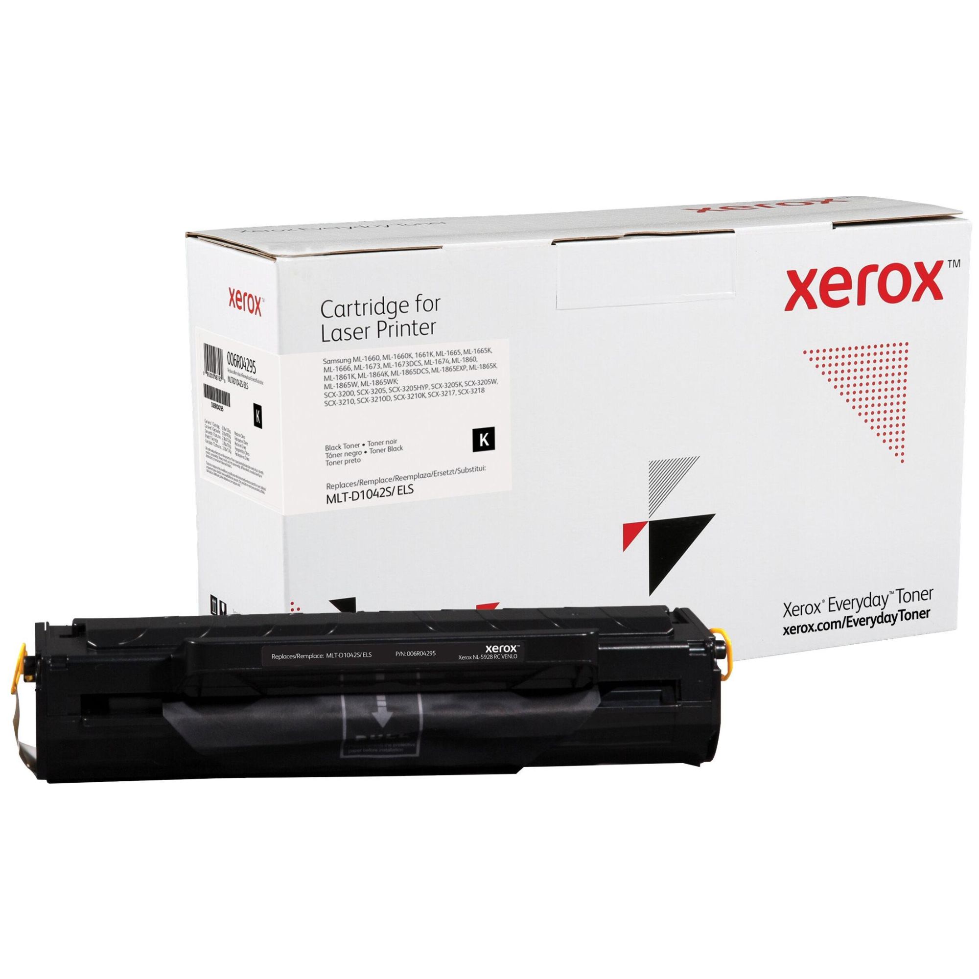 Xerox Black Toner Cartridge (Alternative for Samsung MLT-D1042S) - For Samsung ML-1665, 1675, 1865, SCX-3200 Series