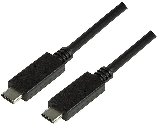 Cable Logilink USB 2.0 Gen2 Tipo-C 1m Negro