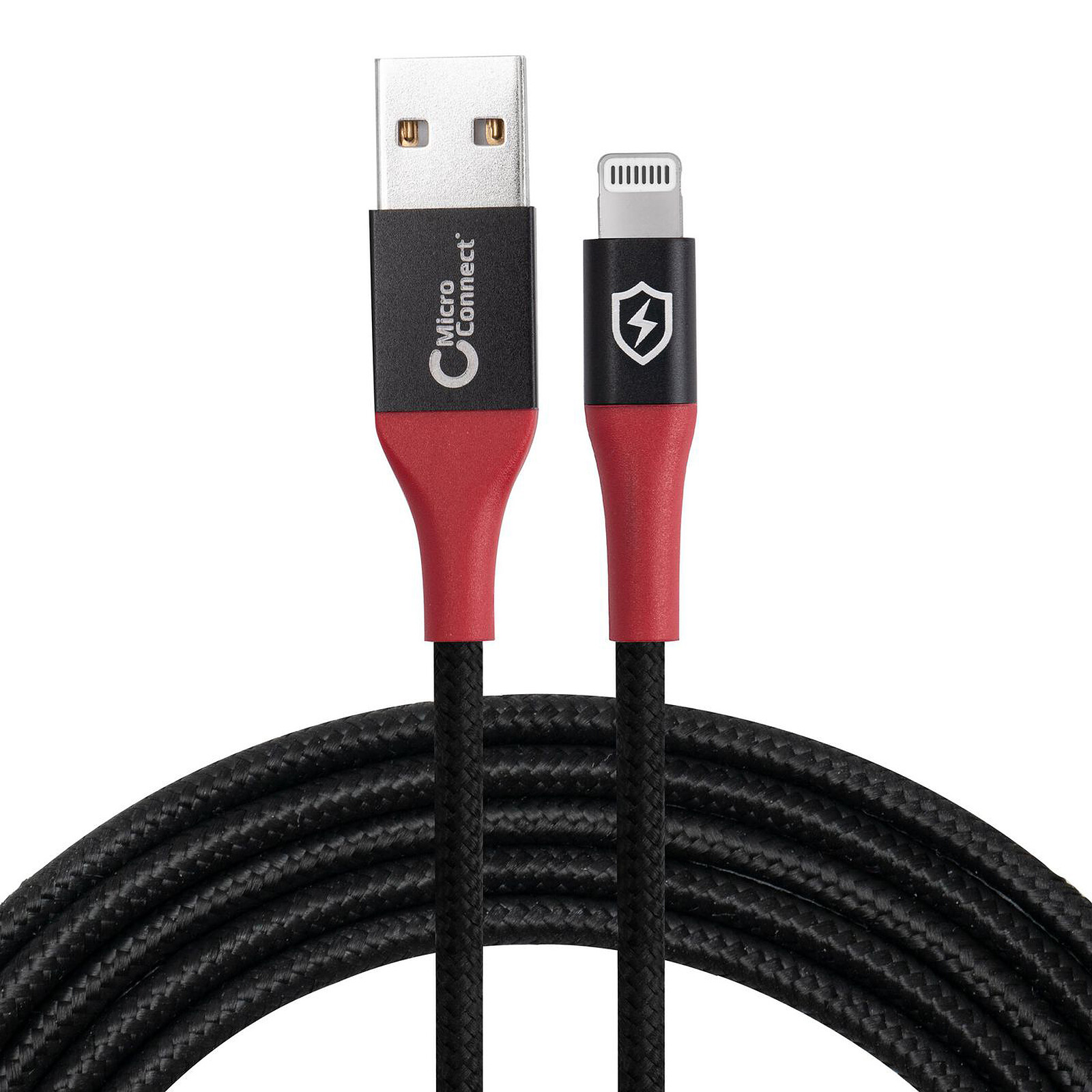 MicroConnect Safe Charge USB-A to Lightning Data Blocker cable 1.5m