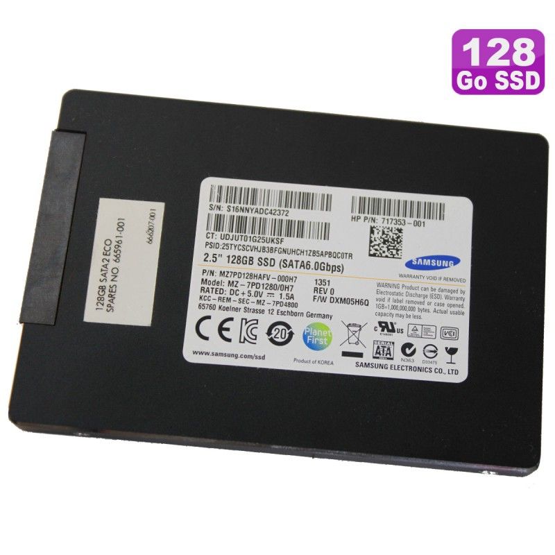 SSD de 128 GB de Samsung - 2.5" MZ-7PD1280/0H7