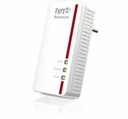 AVM FRITZ!Powerline 1260E - 1GbE Powerline Adapter Kit, HomePlug AV (HPAV) 2.0, IEEE 1901 - Wi-Fi 5, Dual Band, Wall Mount