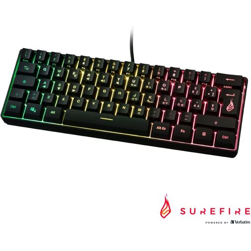 Teclado de juego Verbatim X1 RGB AZERTY