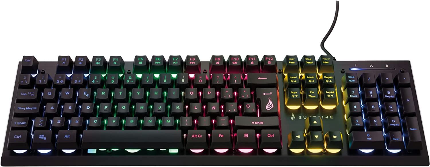Verbatim RGB X2 Gaming Keyboard (QWERTY, German, Black)
