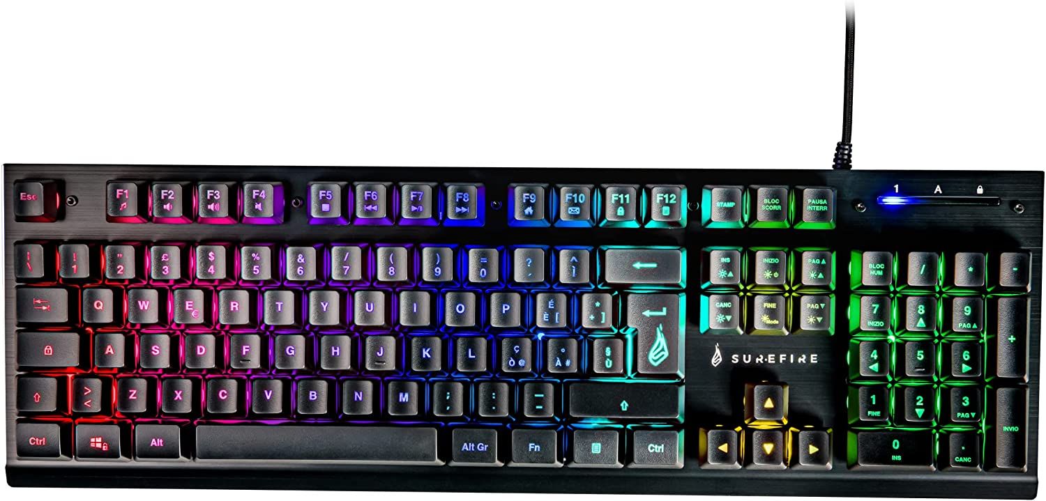 Verbatim RGB X2 QWERTY ITALI Gaming Keyboard