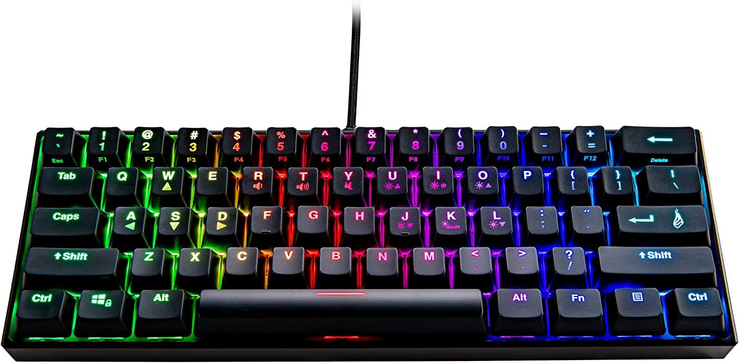 Verbatim M1 RGB USB Gaming Keyboard (QWERTY US, Black)