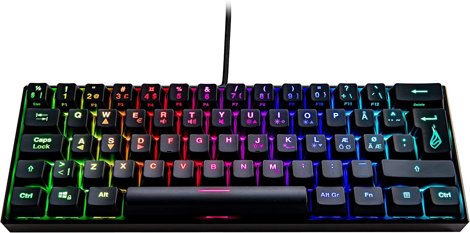 Verbatim RGB M1 QWERTY Nordic Keyboard