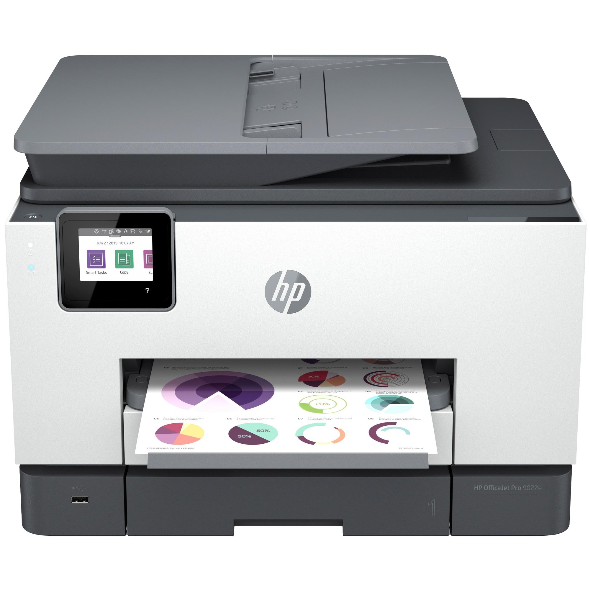 HP OfficeJet Pro 9022e Wireless Color All-in-One Printer, Instant Ink; Duplex Printing