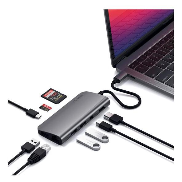 Adaptador multimedia Satechi de aluminio - Estación USB-C