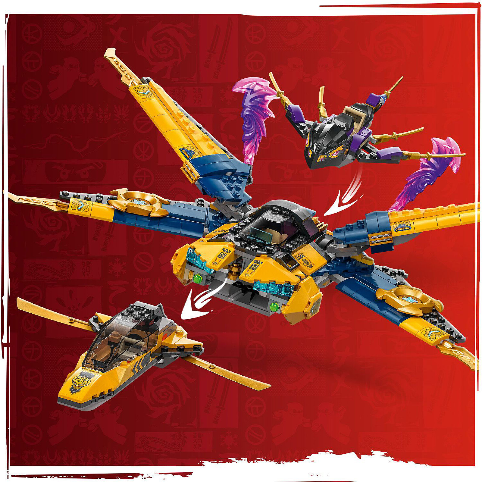 LEGO Ninjago 71833 Ras and Arin's Super Storm Plane