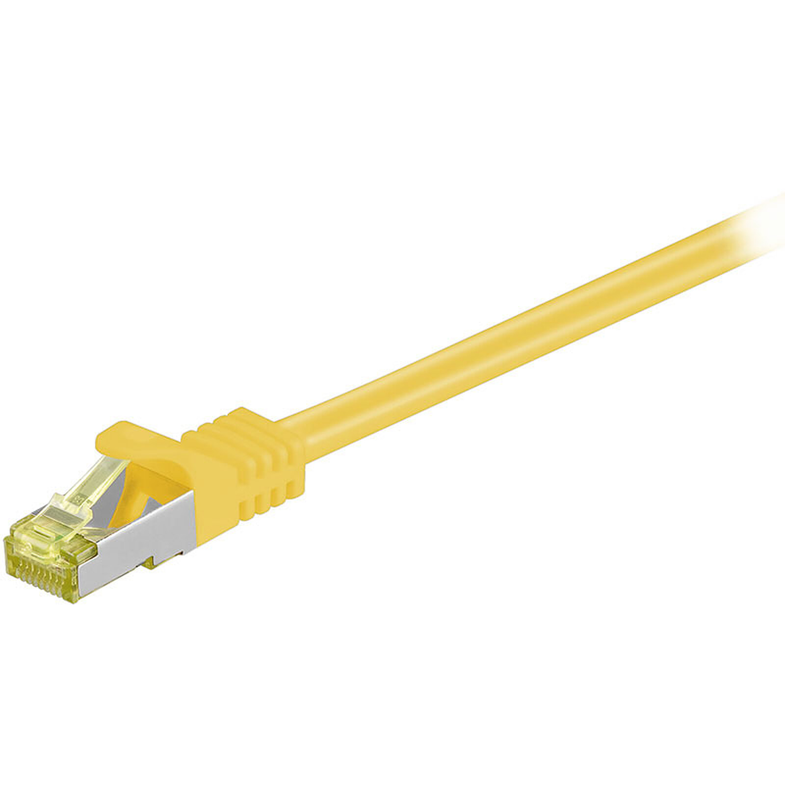 RJ45 cable, category 7 S/FTP, 10 m (yellow)