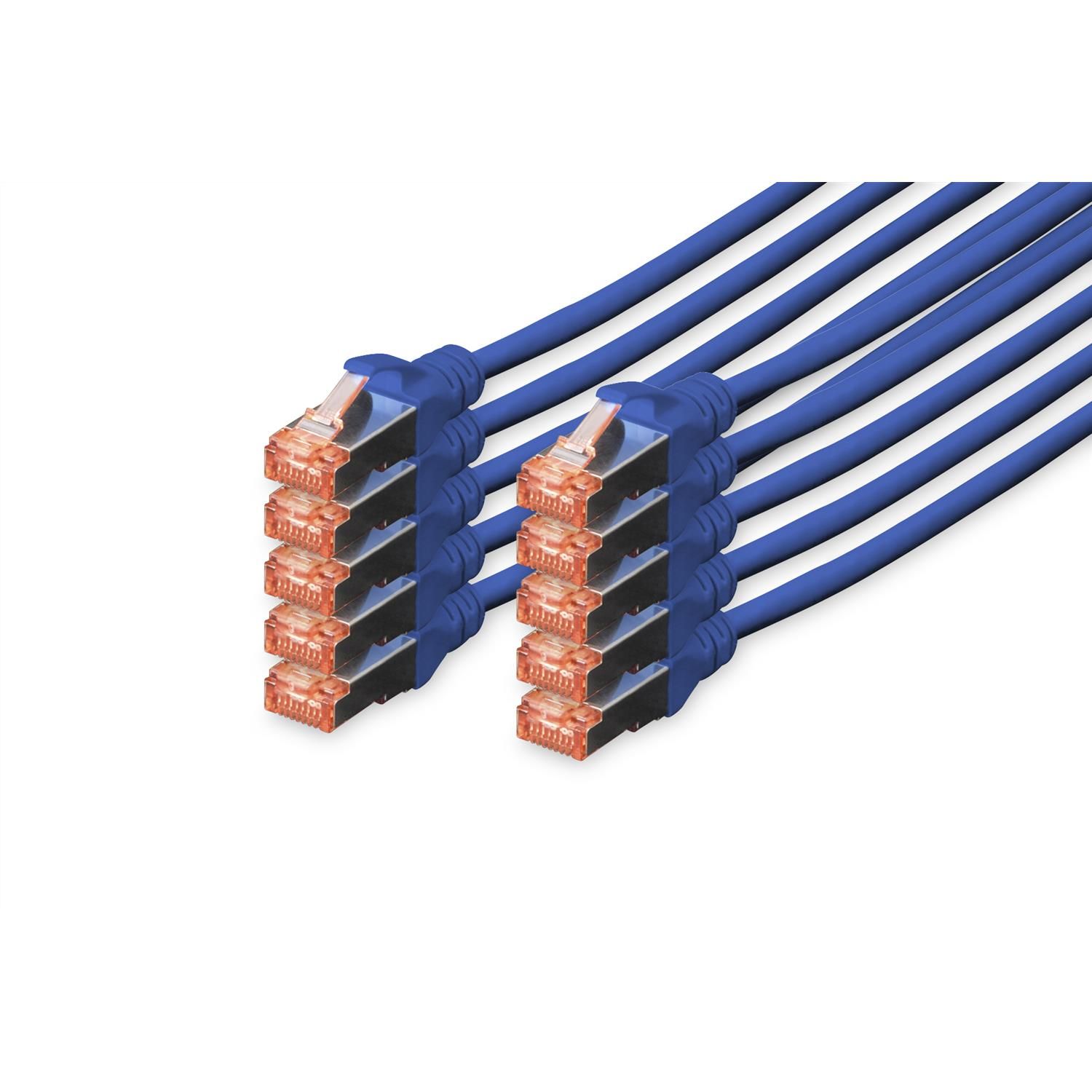 Digitus CAT 6 S/FTP Cable, 50cm, Blue