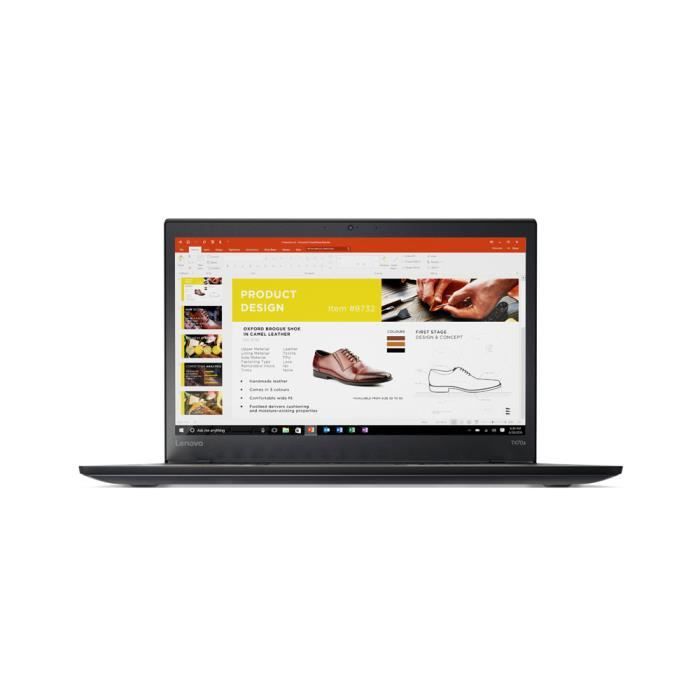 Lenovo ThinkPad T470s, 7th Gen Intel Core i5, 2.6 GHz, 14", 1920x1080, 8GB, 256GB
