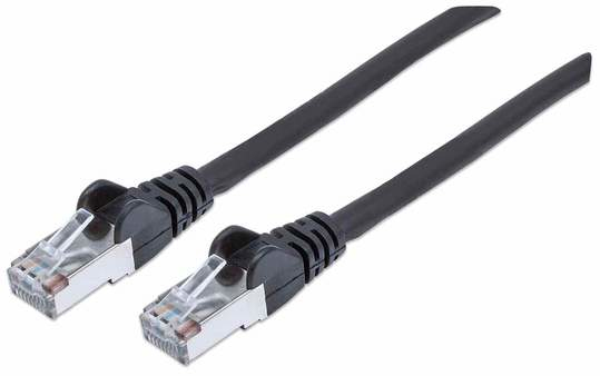 IC Intracom Network Cable, 2m, Cat5e SF/UTP (S-FTP) - Black
