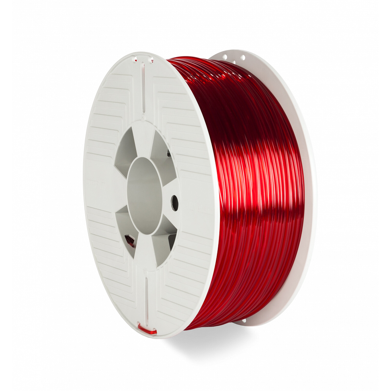 Filamento PET-G Verbatim 2,85 mm - Rojo transparente 1 Kg