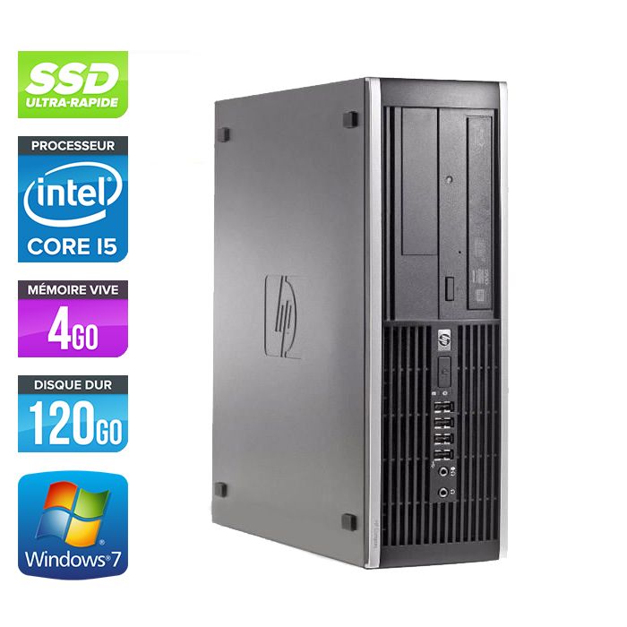HP Elite 8300 SFF - Intel Core i5-3470 / 3.20 GHz - 4GB RAM - 120GB SSD - Windows 7 Pro