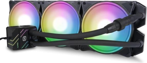 Alphacool Eisbaer Pro Aurora 420 CPU Liquid Cooling Kit, D-RGB - Black/White