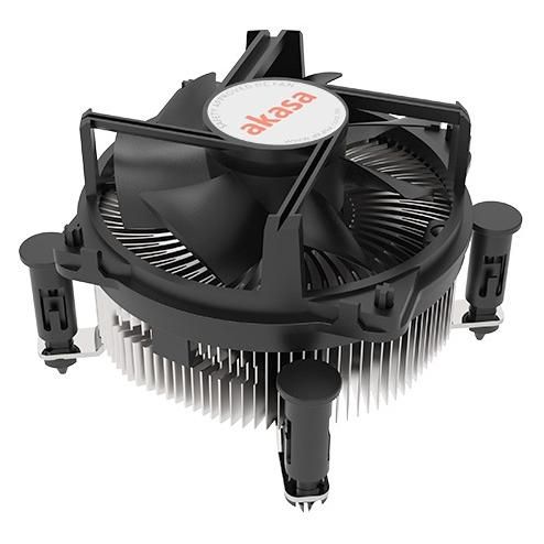 Akasa Processor Cooler, 9cm Aluminium Heat Sink with Black Radier, 1 Piece