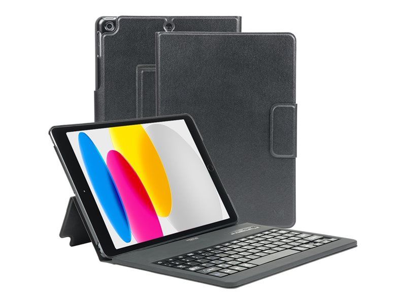 Mobilis Origine Wireless Keyboard and Folio Case - French AZERTY - Black