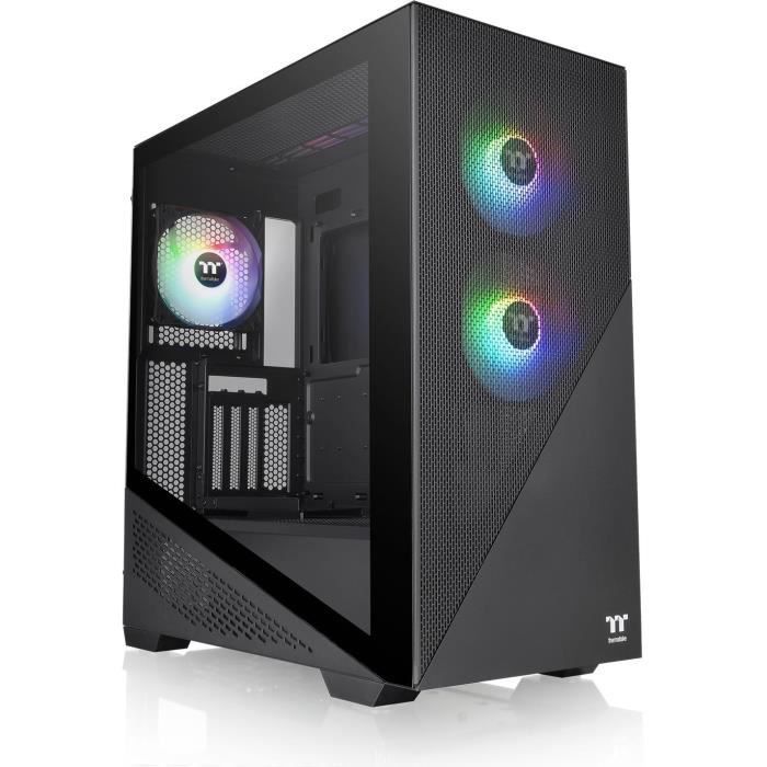 Thermaltake Divider 370 RGB Mid-Tower E-ATX Case - Black