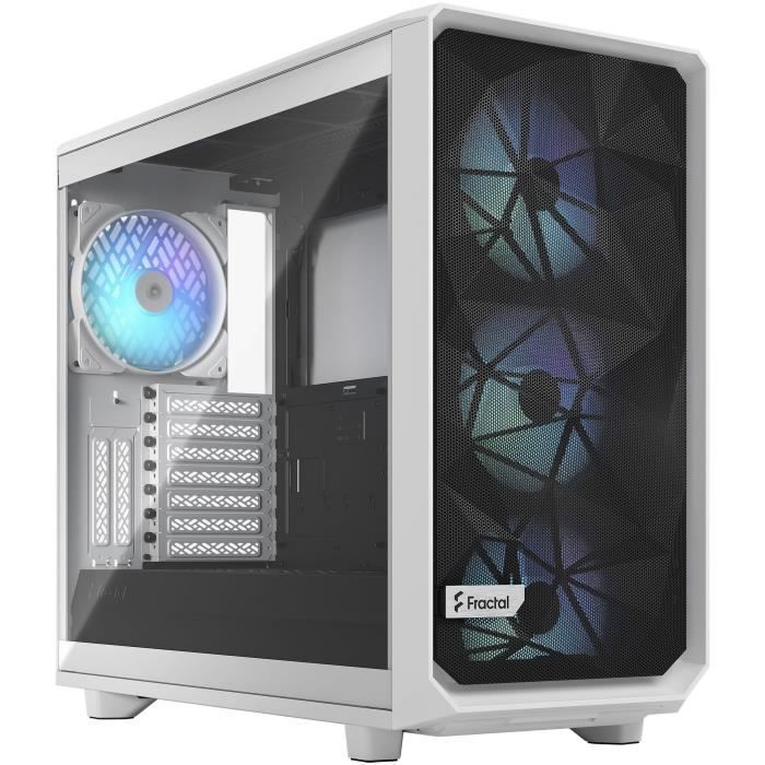 Fractal Design Meshify 2 RGB White - Mid-Tower Case - White - Window