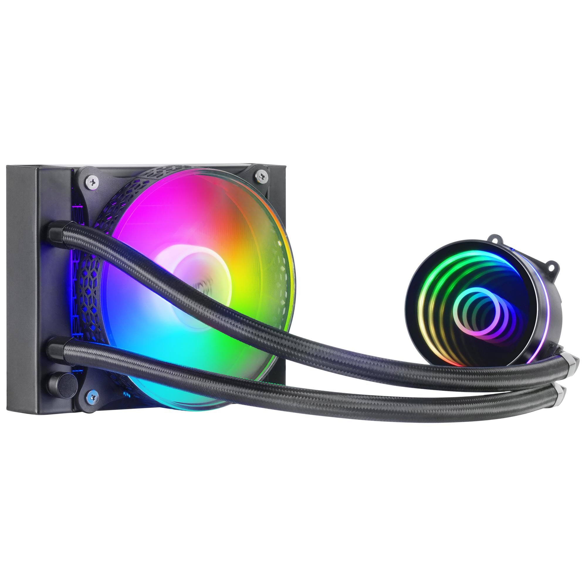Mars Gaming MLONE120 All-in-One Liquid CPU Cooler - 12cm Black