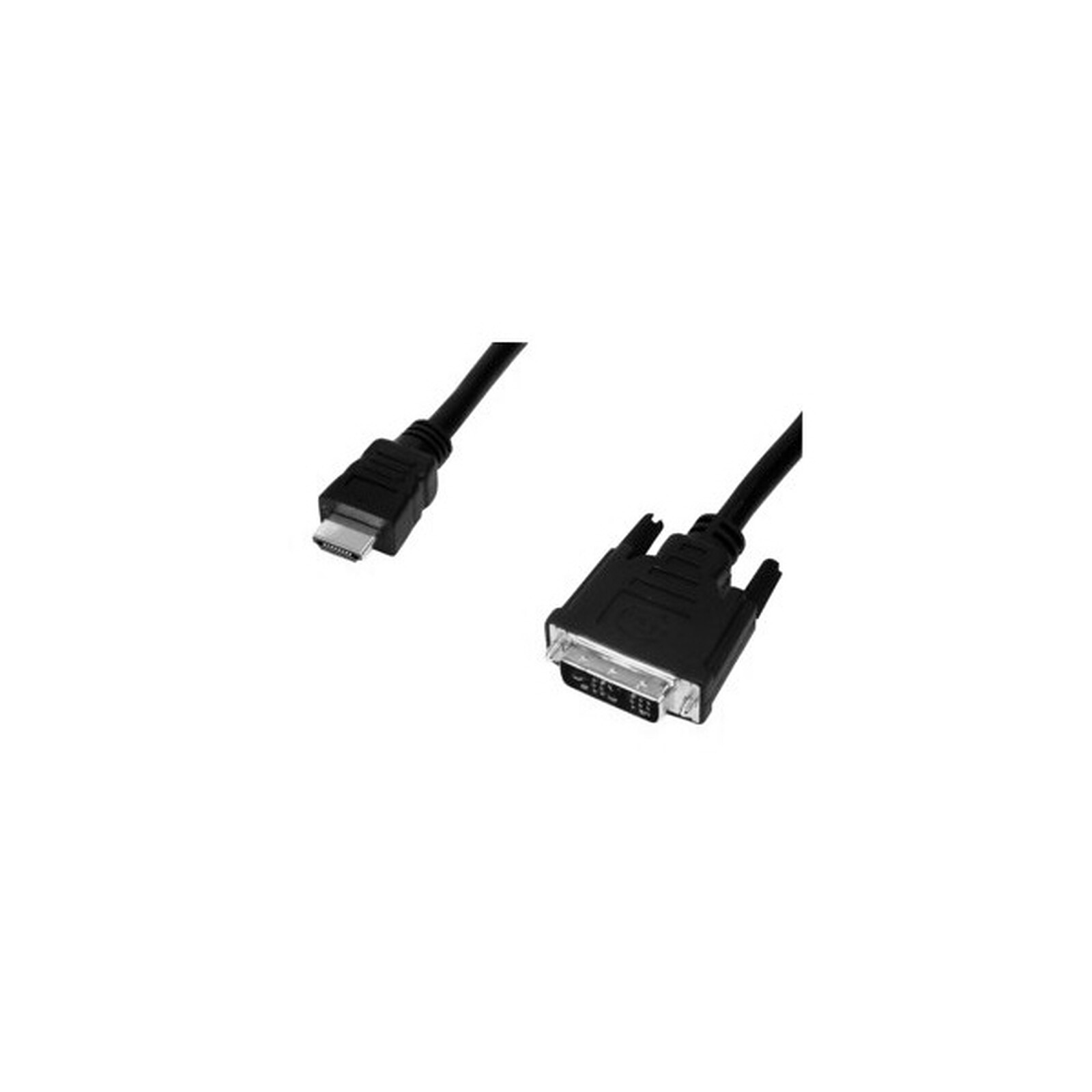 DVI-D Single Link male / HDMI male cable (2 metres)