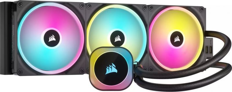 Corsair iCUE Link H170i RGB All-in-One Liquid Cooler - 420mm, Black