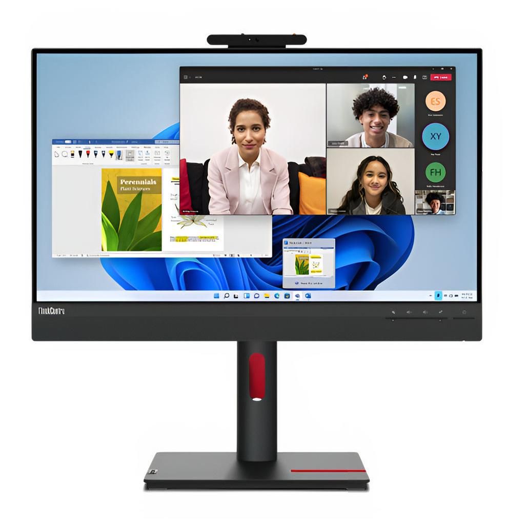 Lenovo ThinkCentre Tiny-in-One 24 Gen 5 - Écran LED - 23.8" (23.8" visualisable) - écran tactile - 1920 x 1080 Full HD (1080p) @ 60 Hz - IPS - 250 cd/m² - 1000:1 - 4 ms - HDMI, DisplayPort - haut-parleurs - noir corbeau