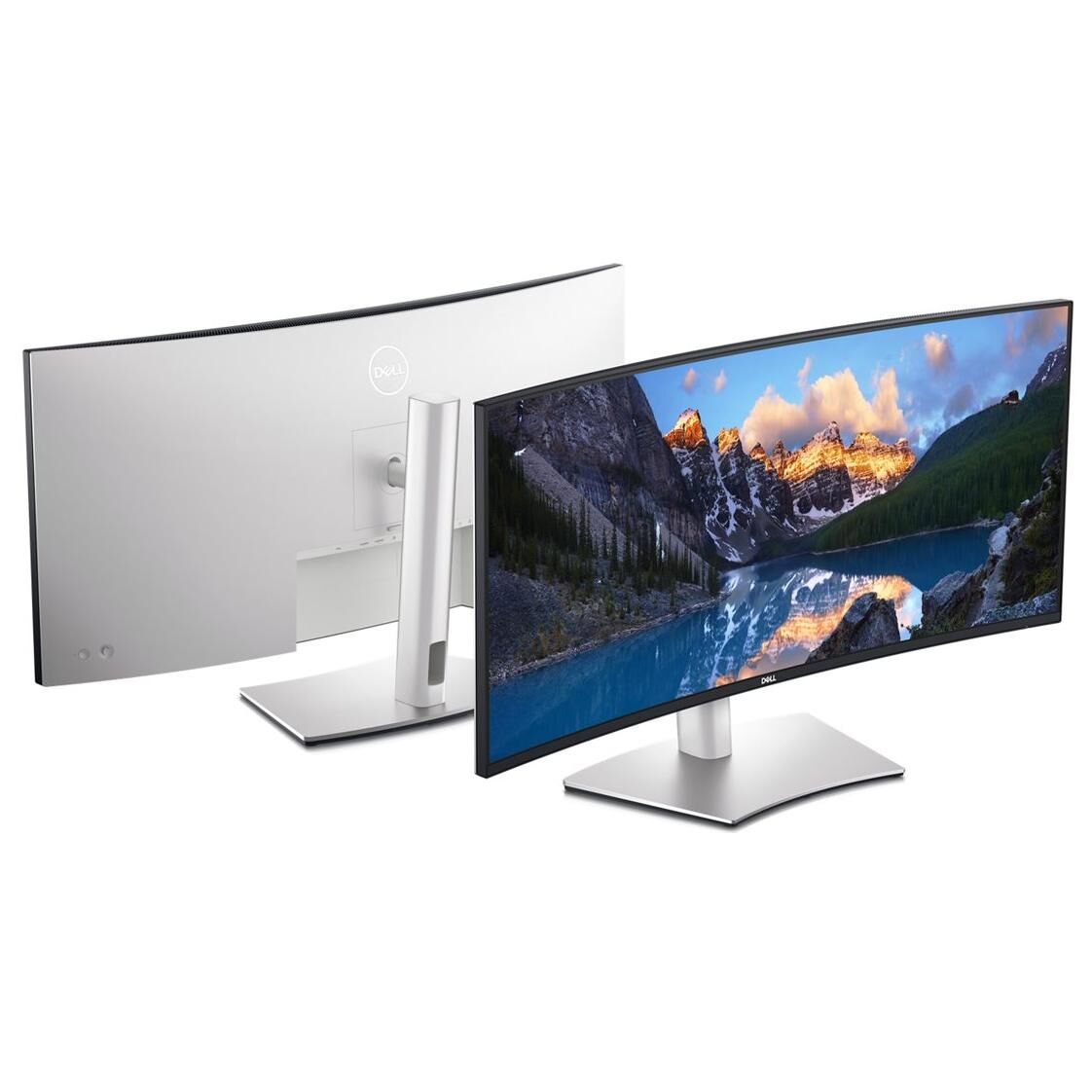 Dell UltraSharp U3824DW - Écran LED - incurvé - 38" (37.52" visualisable) - 3840 x 1600 WQHD+ @ 60 Hz - IPS Black - 300 cd/m² - 2000:1 - 5 ms - 2xHDMI, DisplayPort, USB-C - haut-parleurs - avec Service d'échange avancé de 3 ans et échange de...