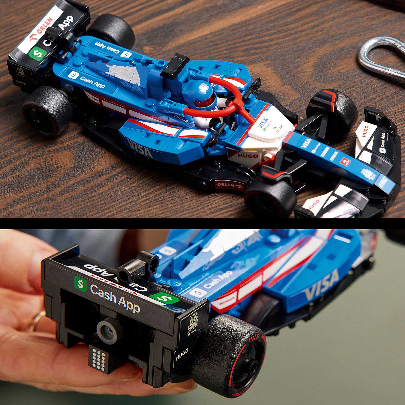 LEGO Speed Champions 77246 RB VCARB 01 F1 Visa Cash App Car