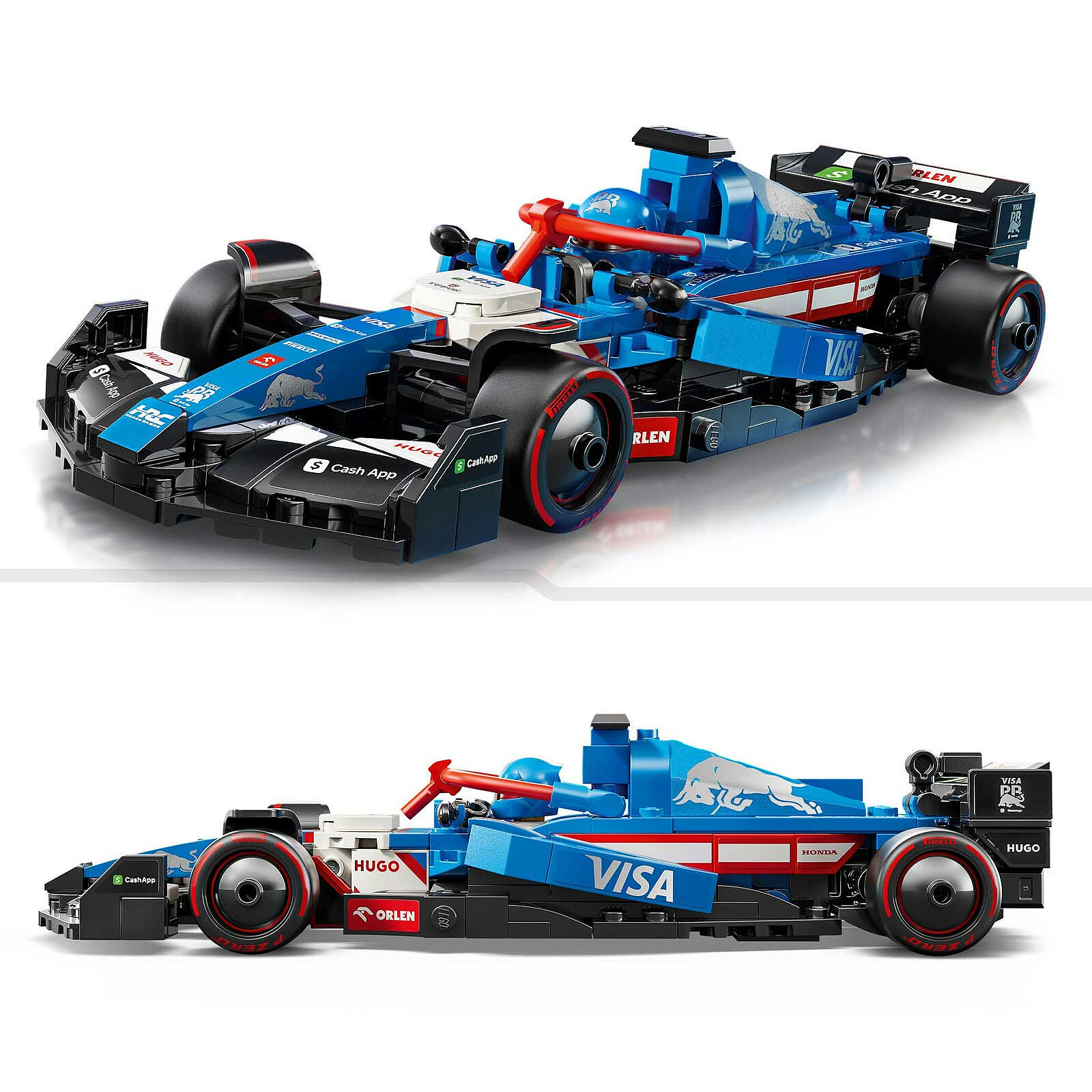 LEGO Speed Champions 77246 RB VCARB 01 F1 Visa Cash App Car