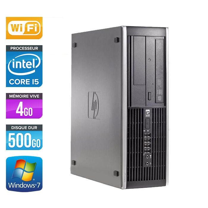 HP Elite 8300 SFF - Intel Core i5-3470 / 3.20 GHz - 4GB RAM - 500GB HDD - DVDRW - Gigabit Ethernet - Wifi - Windows 7 Pro